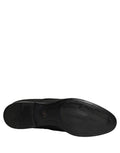 Chaussures derby habillées en daim noir de Dolce & Gabbana avec lacets, élégantes et formelles pour homme.