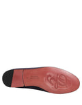 Chaussures plates Dolce & Gabbana Violet Velvet Slip-On pour hommes, mocassins élégants en velours violet.