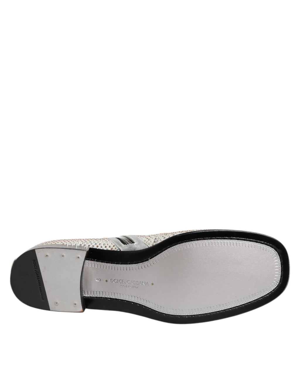 Escarpins blancs Dolce & Gabbana avec logo DG en strass et talons, bottines élégantes pour femme.