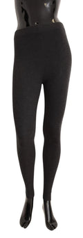 Leggings noirs moulants en mannequin pour collants chaussettes dolce & gabbana gris 100 pourcent cachemire