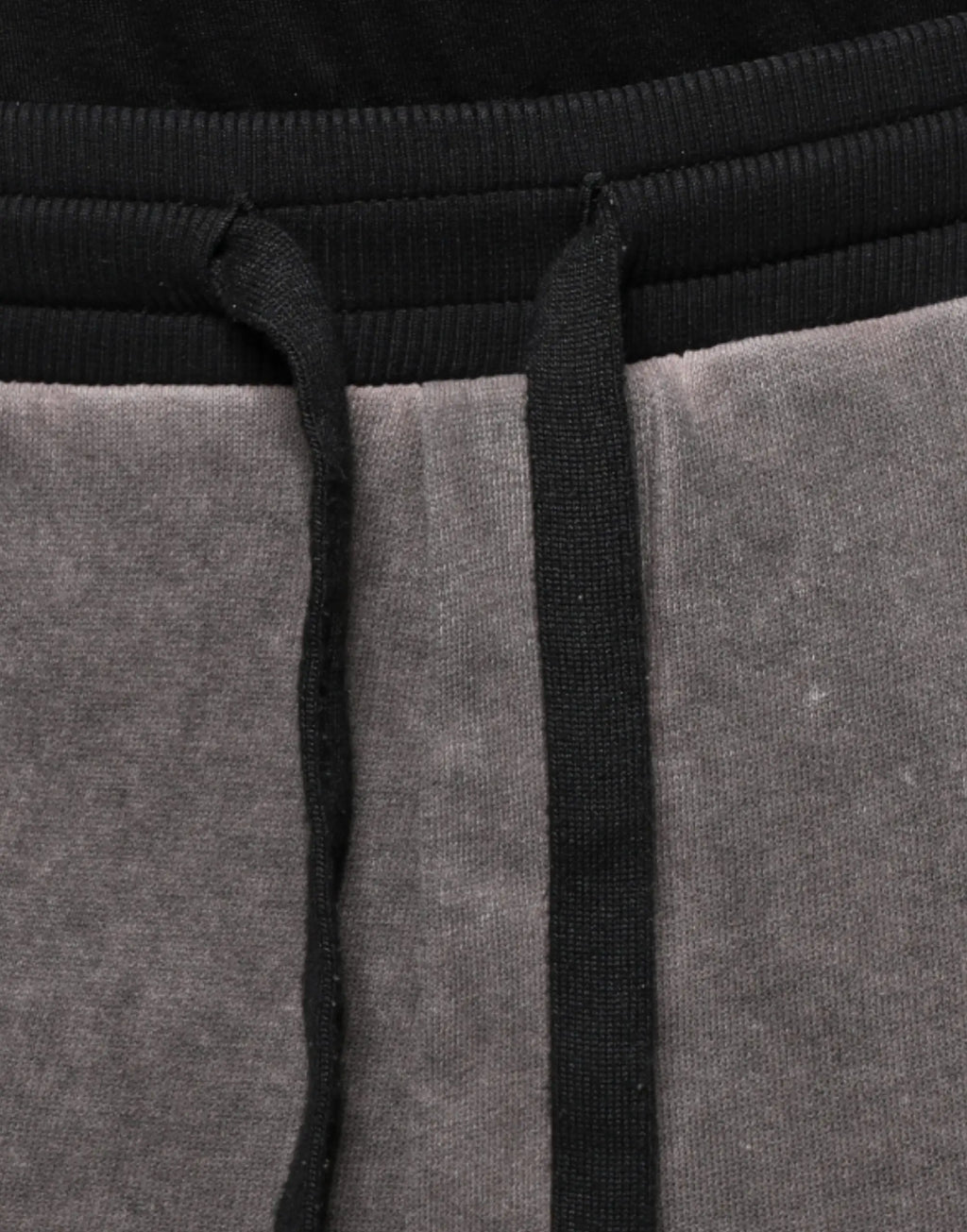 Cordon noir texturé côtelé sur taille ceinture gris chiné en coton dolce & gabbana pour pantalon de jogging