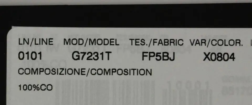 Étiquette de la robe gilet dolce & gabbana gris à pois avec détails modèle g7231t en tissu fp5bj
