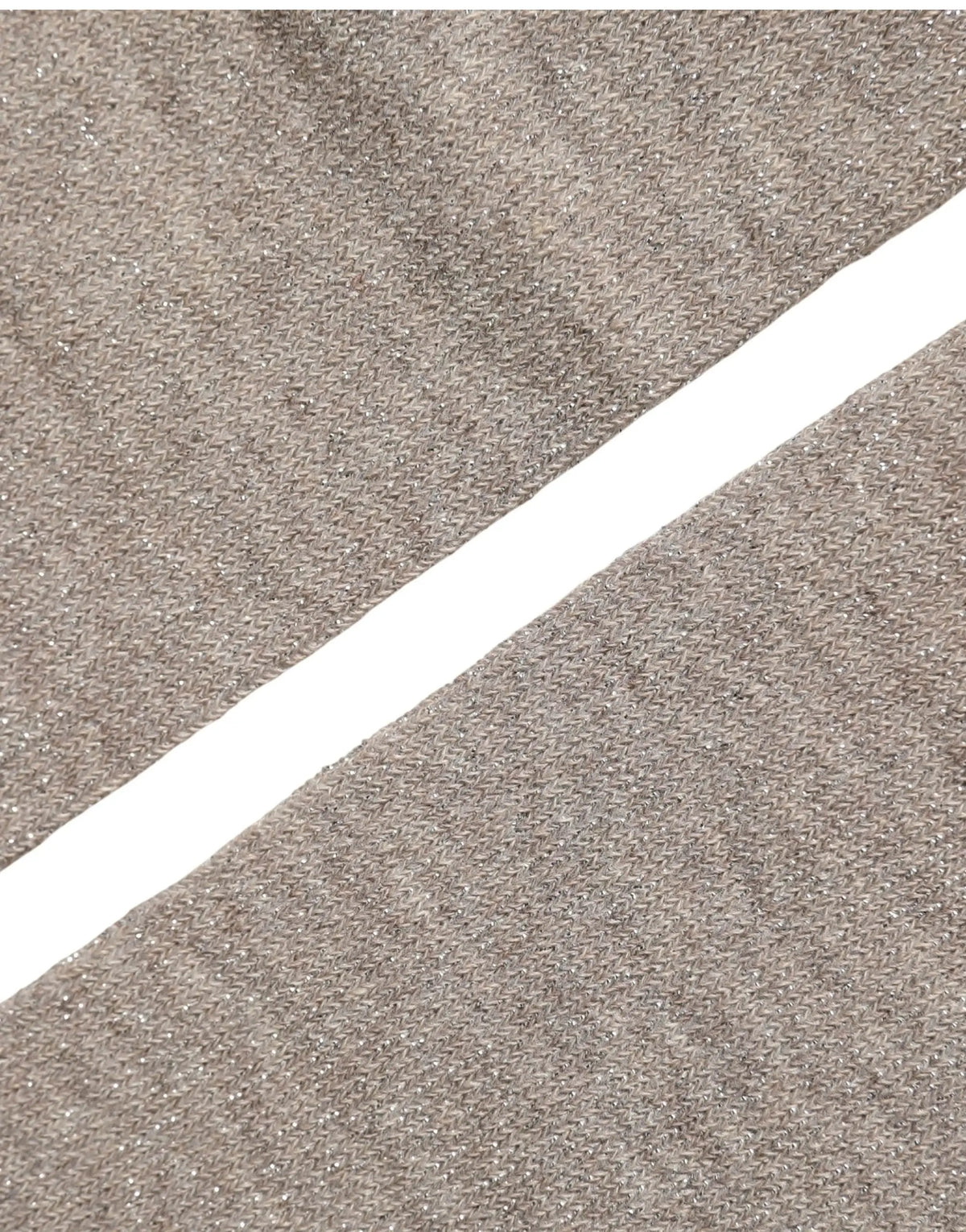 Chaussettes dolce & gabbana en viscose gris avec texture et bande diagonale blanche mi-mollet