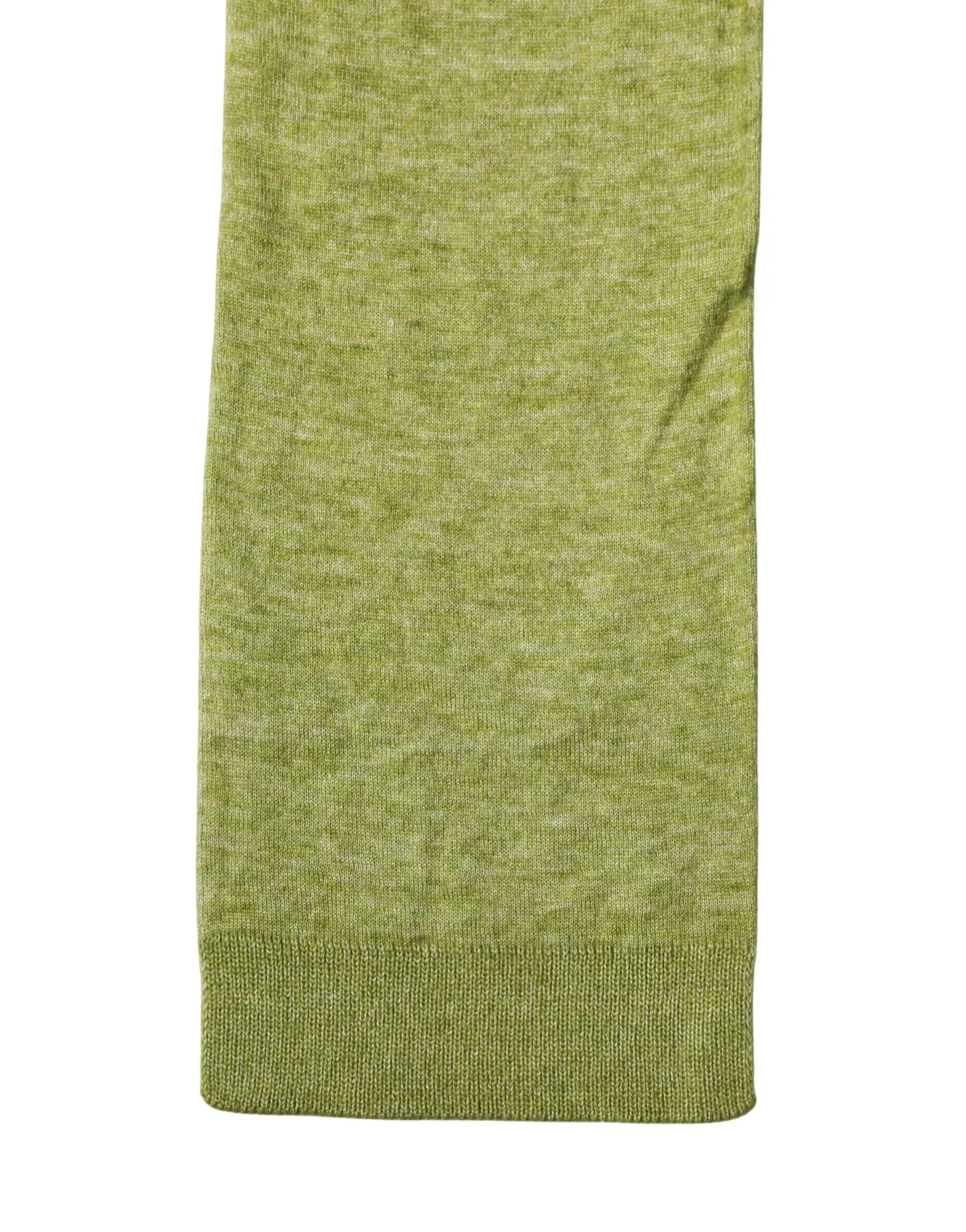 Manche tricotée olive verte chinée douce avec bord-côte du foulard en cachemire dolce & gabbana pour homme