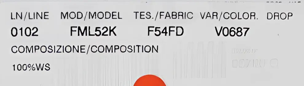 Logo orange circulaire sur fond blanc pour cardigan vert en cachemire tricoté dolce gabbana