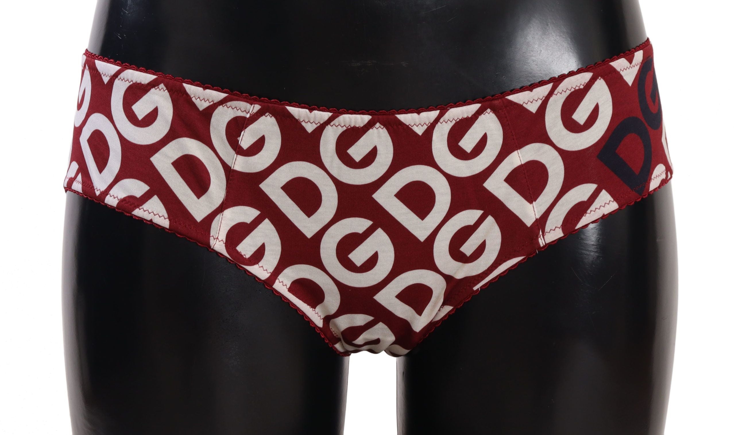 Sous-vêtements slip multicolore Dolce & Gabbana avec logo DG imprimé, confortable et élégant.