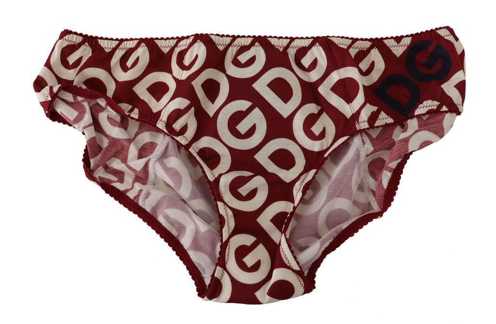 Sous-vêtements Dolce & Gabbana, slip avec logo multicolore DG imprimé, matière douce et confortable.