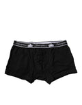 Boxers noirs en coton extensible de Dolce & Gabbana, sous-vêtements homme confortables et élégants.