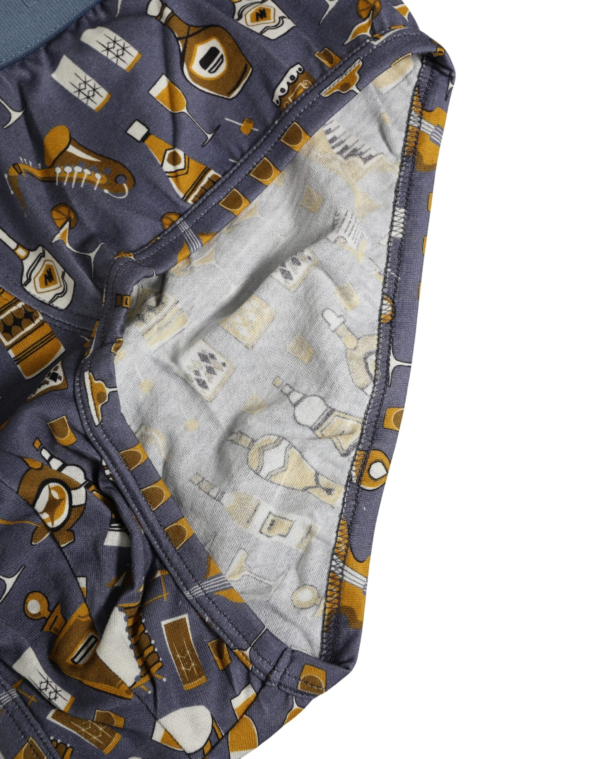 Sous-vêtements Brief Dolce & Gabbana Jazz Cocktail gris pour homme, style Brando, en coton confortable.