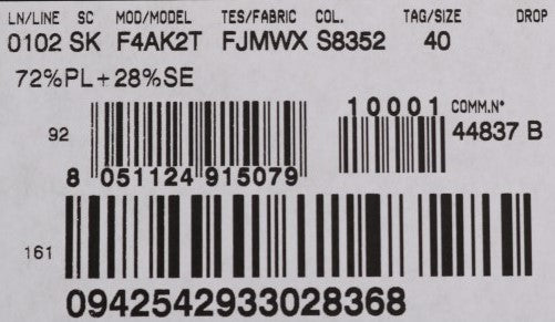 Jupe droite à motif jacquard multicolore de Dolce & Gabbana, style élégant et sophistiqué.