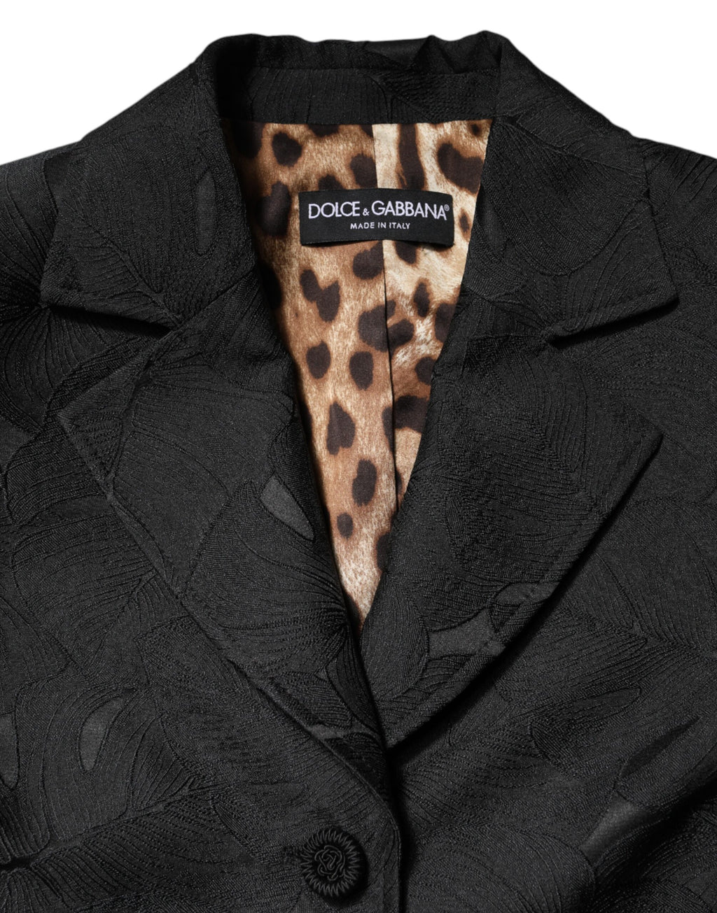 Manteau trench noir à simple boutonnage de Dolce & Gabbana, veste élégante en tissu léger pour femme.