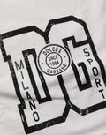 T-shirt court en jersey blanc Dolce & Gabbana avec logo en coton, logo imprimé Dolce & Gabbana.