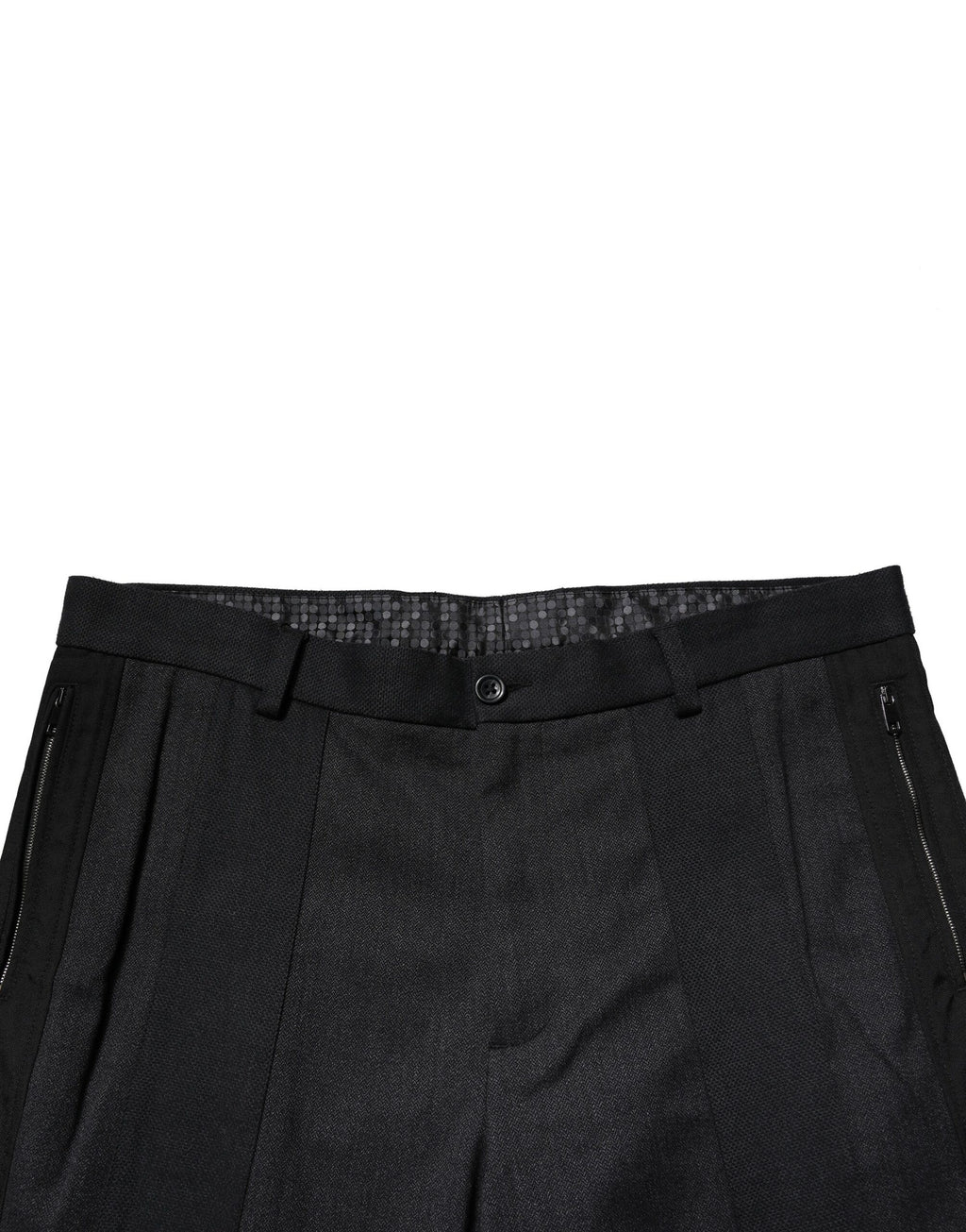 Pantalon slim noir en coton de la marque Dolce & Gabbana, style formel et élégant pour femmes.