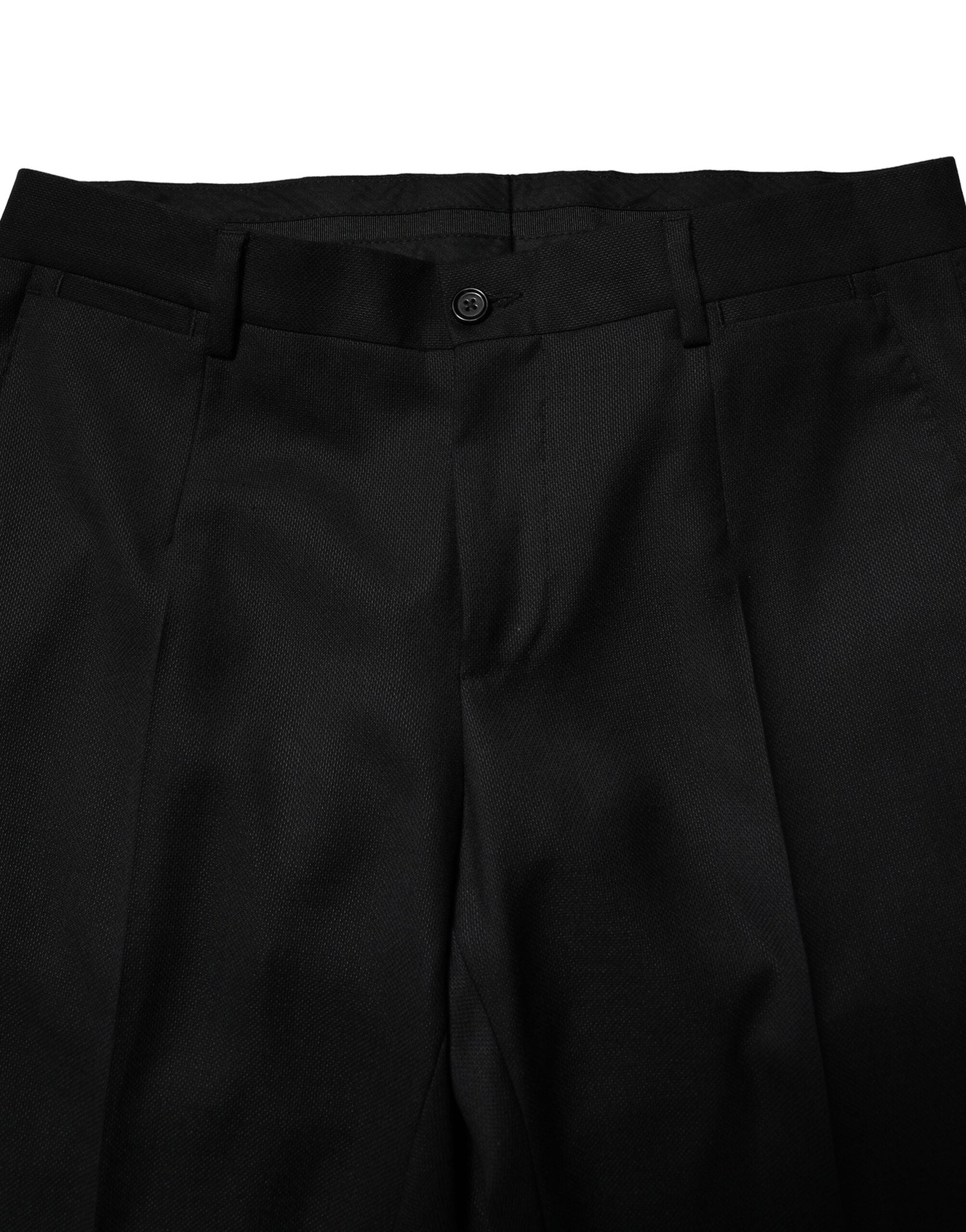 Costume formel deux pièces en laine bleue Dolce & Gabbana Martini, veste et pantalon élégants pour homme.