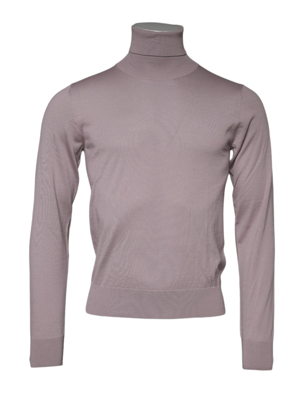 Pull homme en cachemire marron Dolce & Gabbana, tricoté, avec col rond et manches longues.