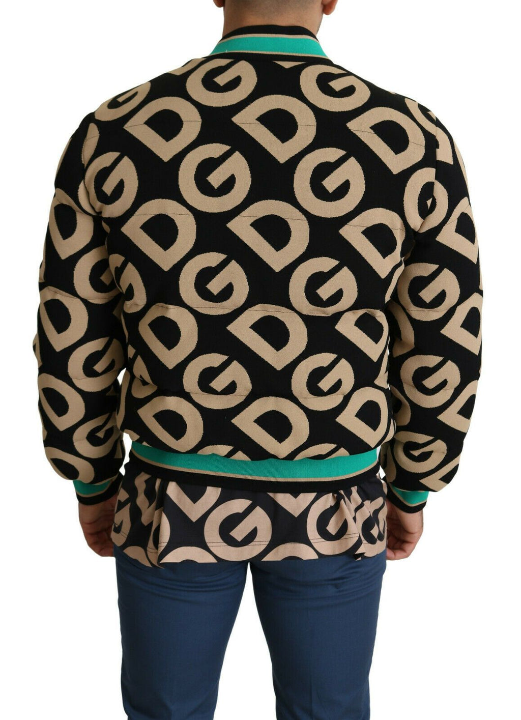Veste multicolore Dolce & Gabbana DGMILLENNIALS avec logo imprimé, élégante et tendance pour un style moderne.