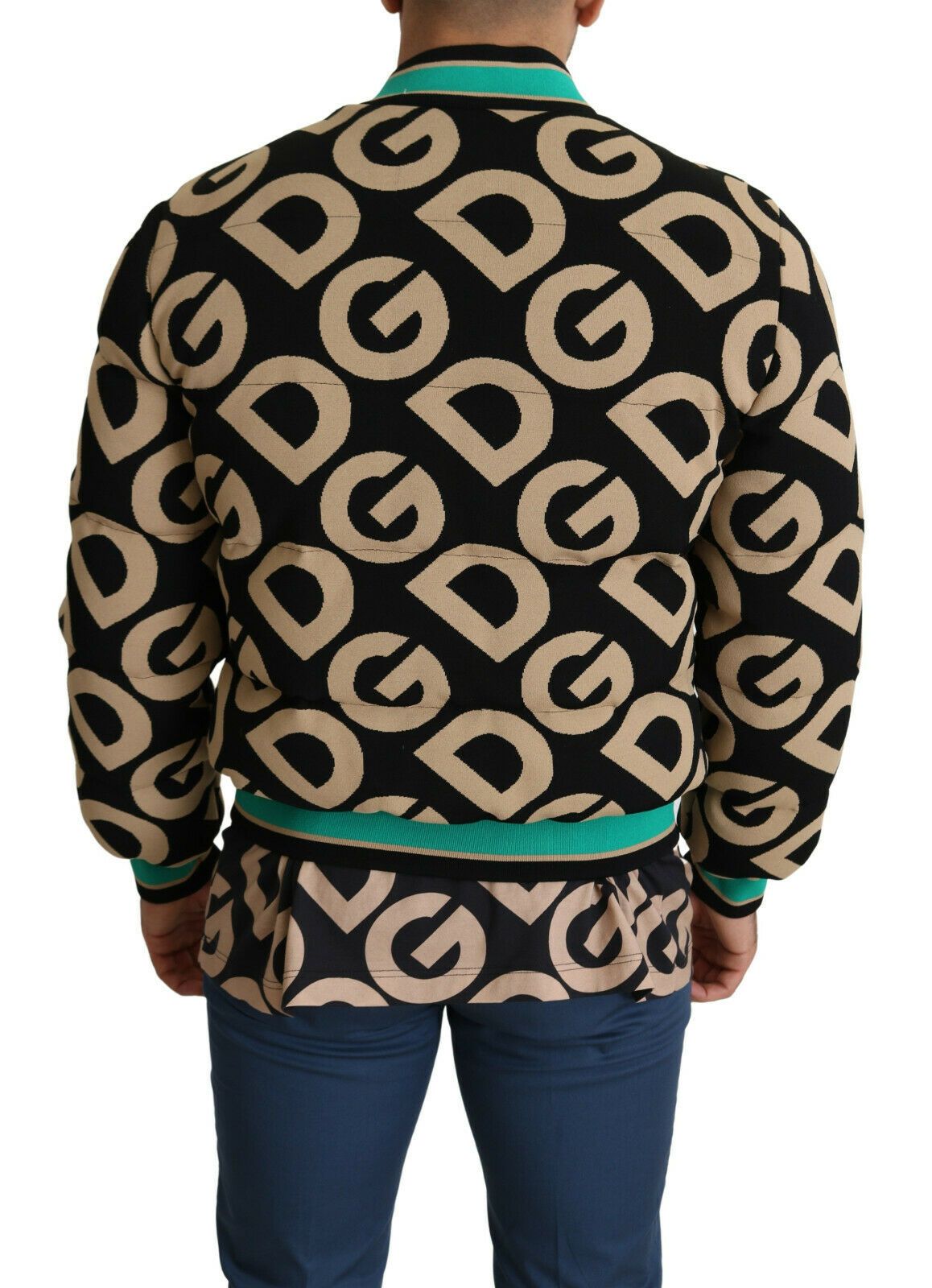 Veste multicolore Dolce & Gabbana DGMILLENNIALS avec logo imprimé, élégante et tendance pour un style moderne.