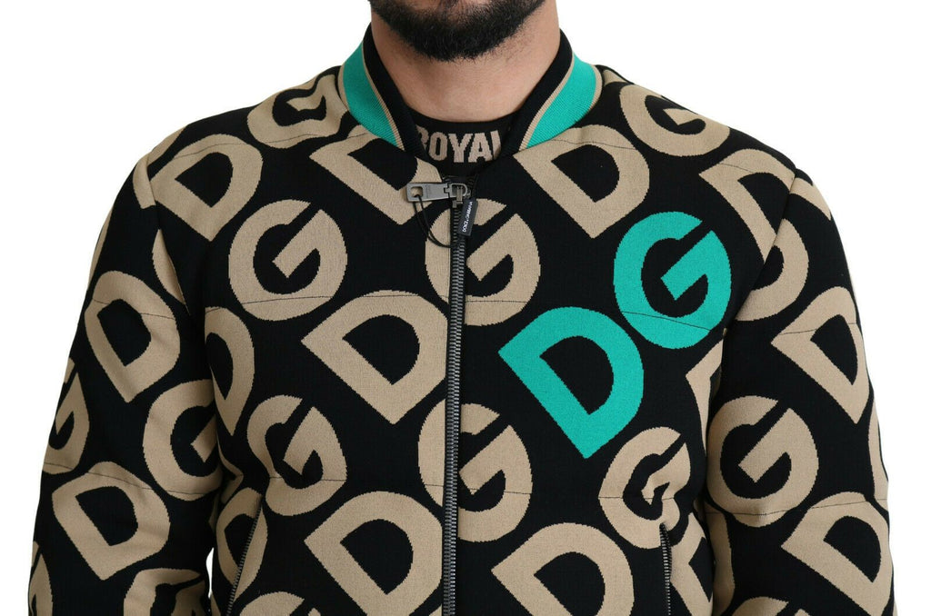 Veste multicolore Dolce & Gabbana DGMILLENNIALS avec logo imprimé, design tendance et style moderne.