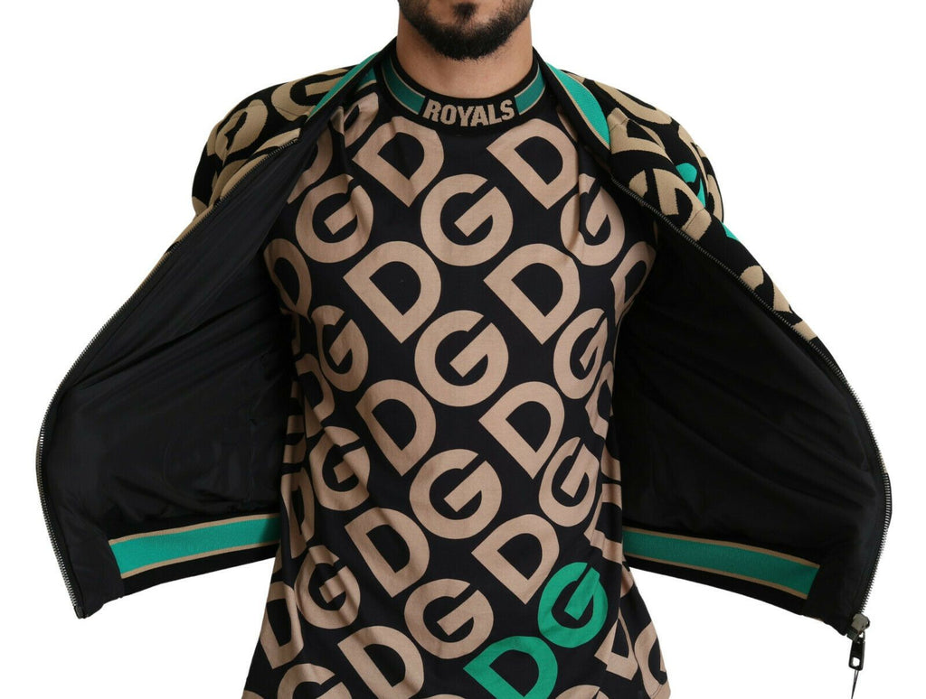 Veste Dolce & Gabbana DGMILLENNIALS à logo multicolore, imprimée, avec design moderne et tissu léger.