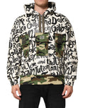 Sweat à capuche Dolce & Gabbana DGMania multicolore, pull en coton avec logo Dolce & Gabbana visible sur l'avant.