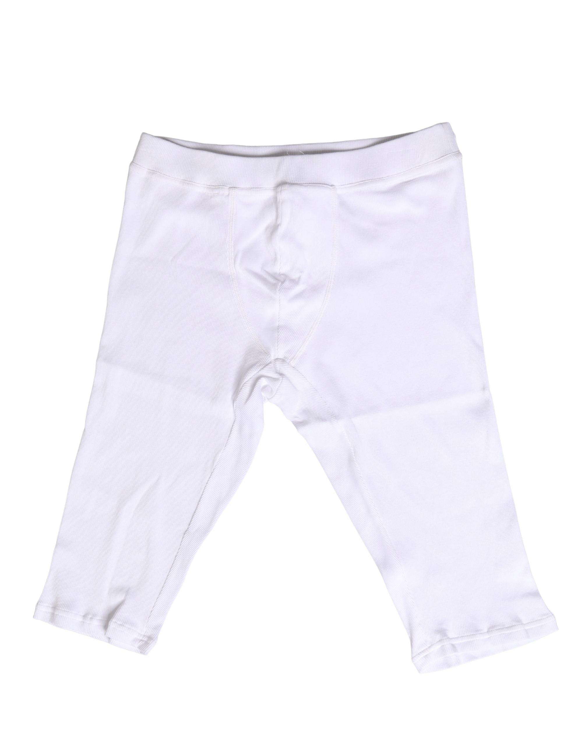 Sous-vêtements homme Dolce & Gabbana, short en coton blanc, pantalon court pour homme, sous-vêtements confortables.