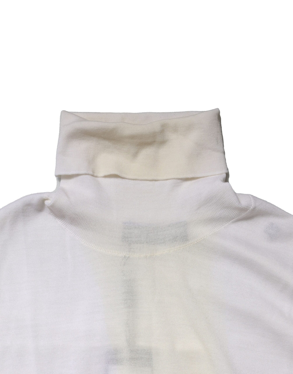 Pull à col roulé en laine blanche pour homme de Dolce & Gabbana, sweat-shirt élégant et chaud.