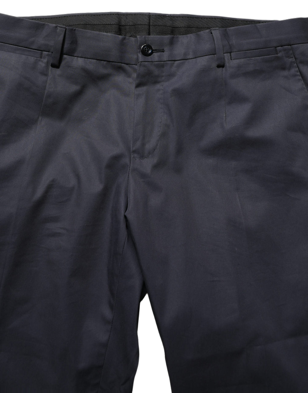 Costume homme Dolce & Gabbana en coton bleu, costume deux pièces élégant et ajusté, parfait pour occasions formelles.