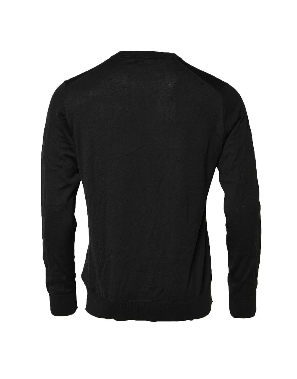 Sweat-shirt homme en coton noir Dolce & Gabbana avec logo DG, intérieur doux et design élégant.