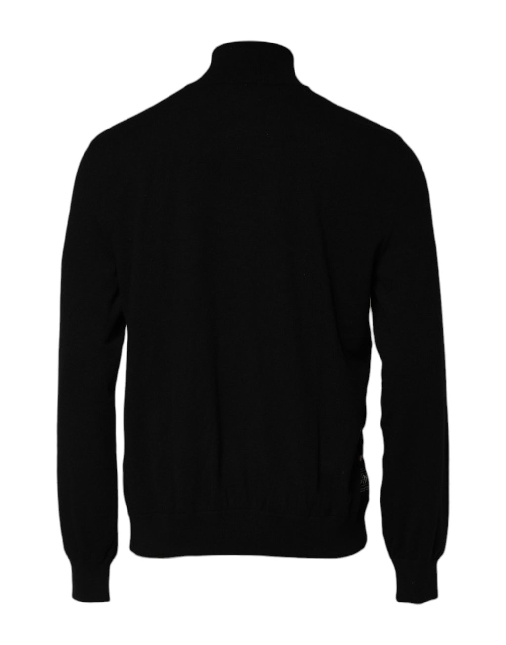 Sweat-shirt noir et blanc Dolce & Gabbana avec motif bandana, zip complet, tissu confortable et style tendance.