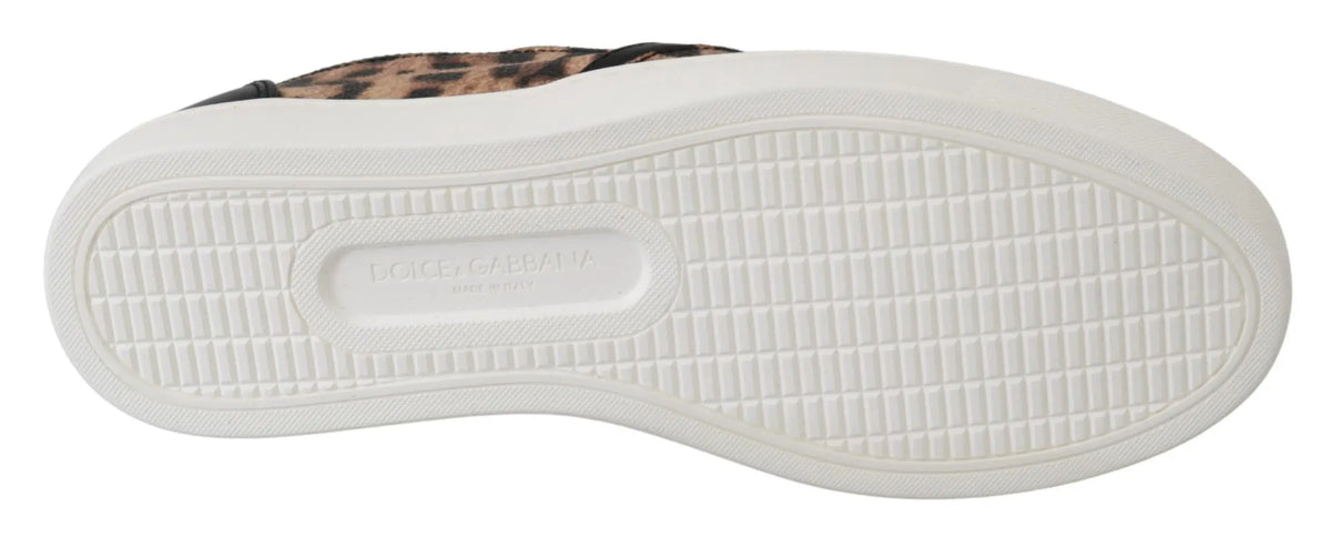 Semelle blanche en caoutchouc avec motif en grille et logo embossé louboutin pour mocassins dolce gabbana cuir léopard