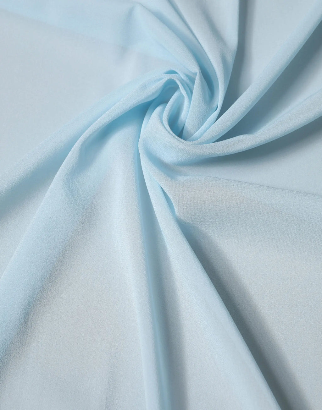 Foulard dolce & gabbana light blue en soie lisse avec plis doux et tourbillon central pour le cou 200cm x 64cm