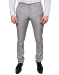 Pantalon habillé homme dolce gabbana gris clair en laine avec coupe ajustée et plis subtils à lavant