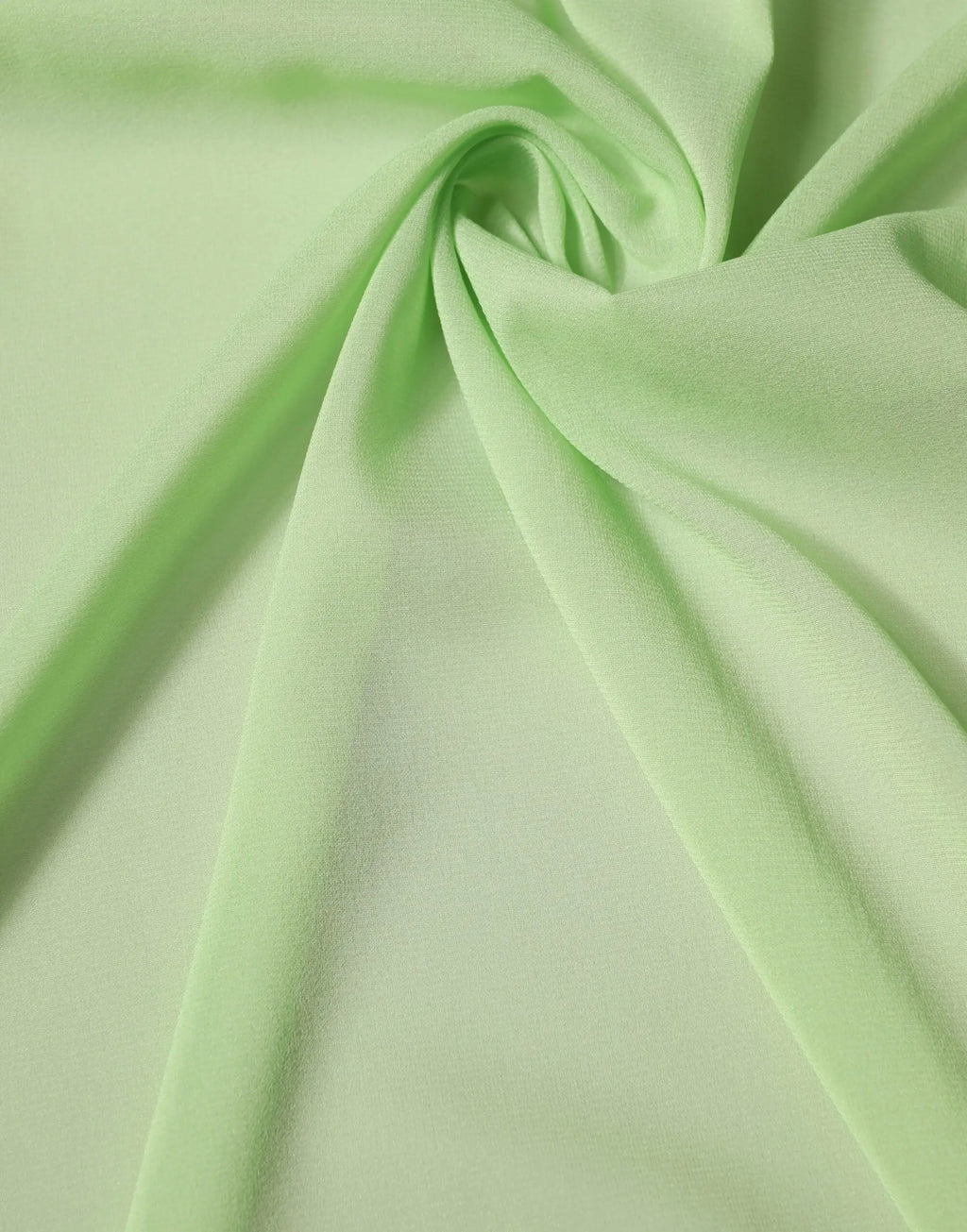 Dolce & gabbana foulard en soie vert clair avec texture lisse et léger éclat 200cm x 64cm