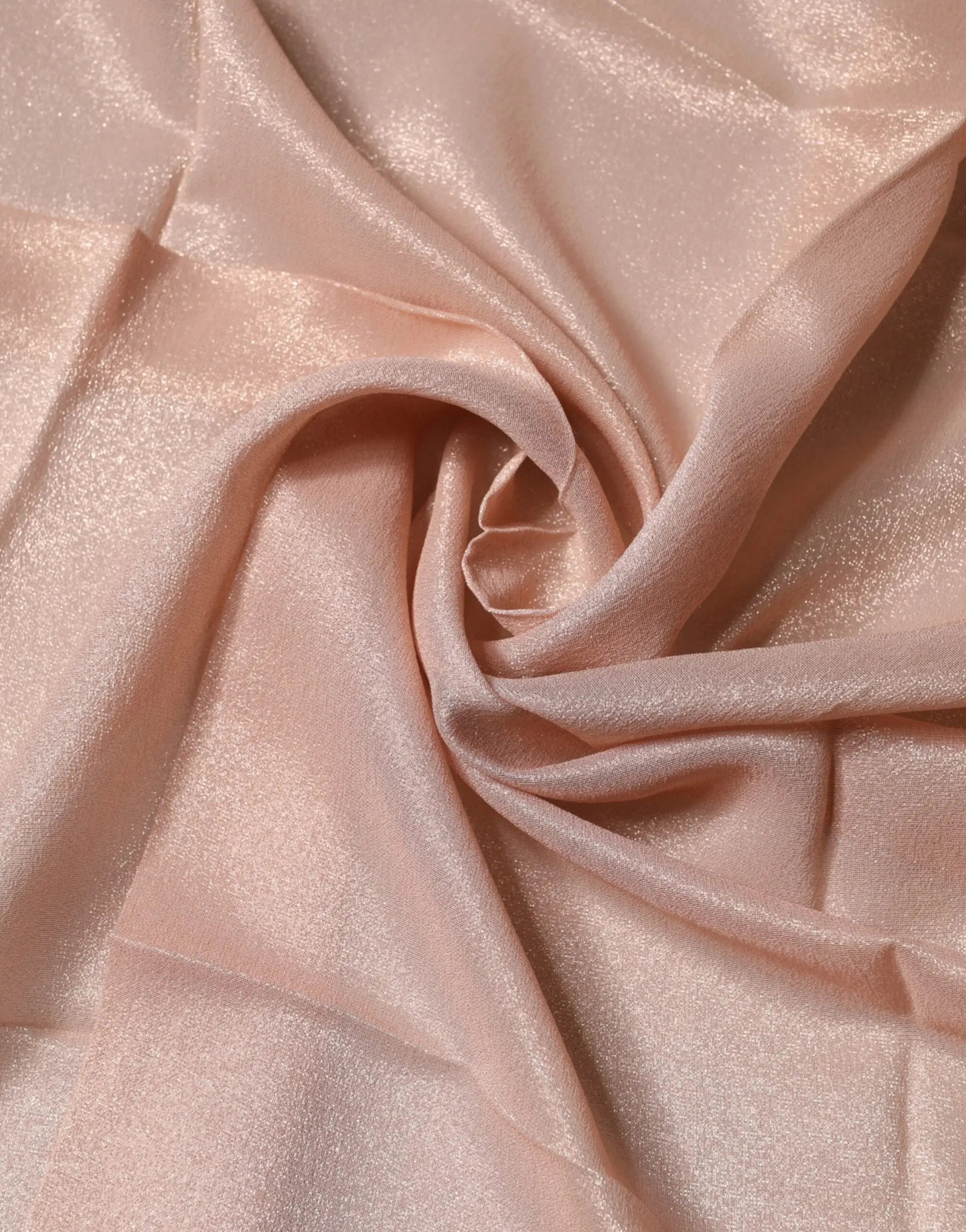Foulard carré dolce & gabbana en mélange de soie rose pâle avec finition satinée légèrement scintillante 87,5 cm x 86,5 cm