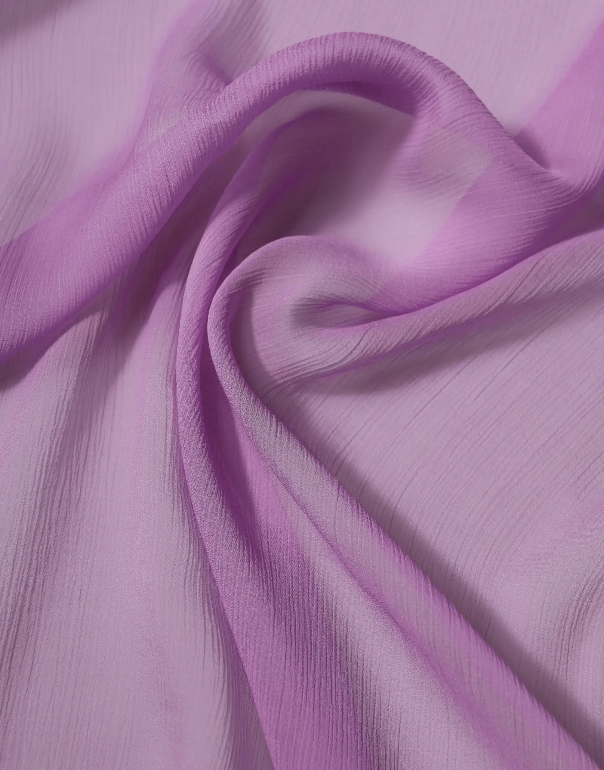 Foulard dolce & gabbana en soie lavande clair semi-transparent avec texture côtelée douce 114cm x 114cm