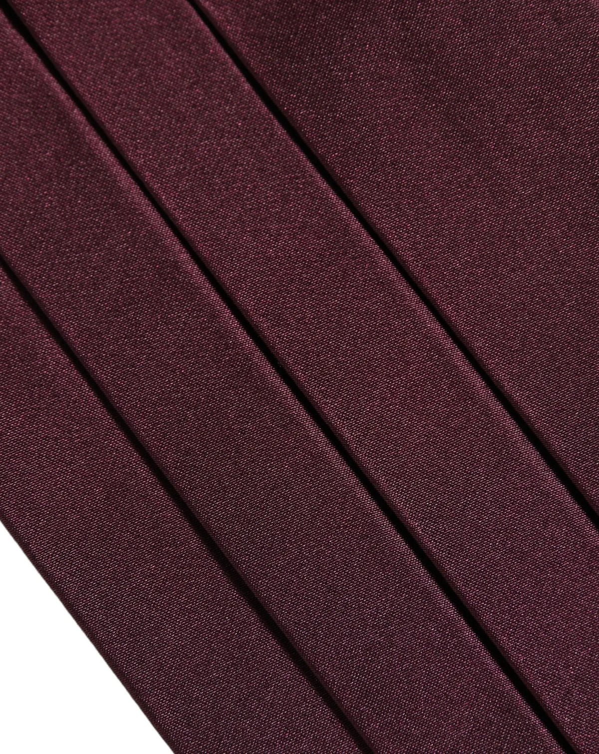Dolce & gabbana maroon ceinture taille en soie 100 pour cent avec cravate bordeaux en soie à plis fins