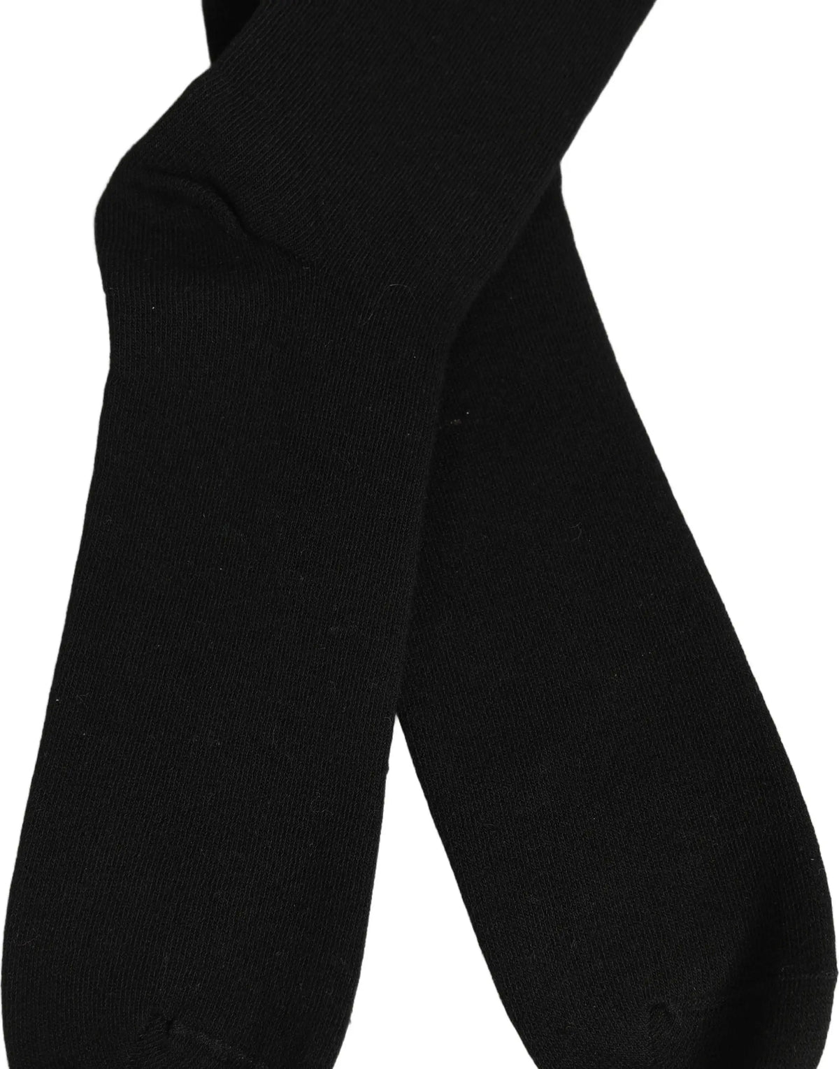 Chaussettes noires Dolce & Gabbana en coton avec logo DG mid-calf à côtes pour homme