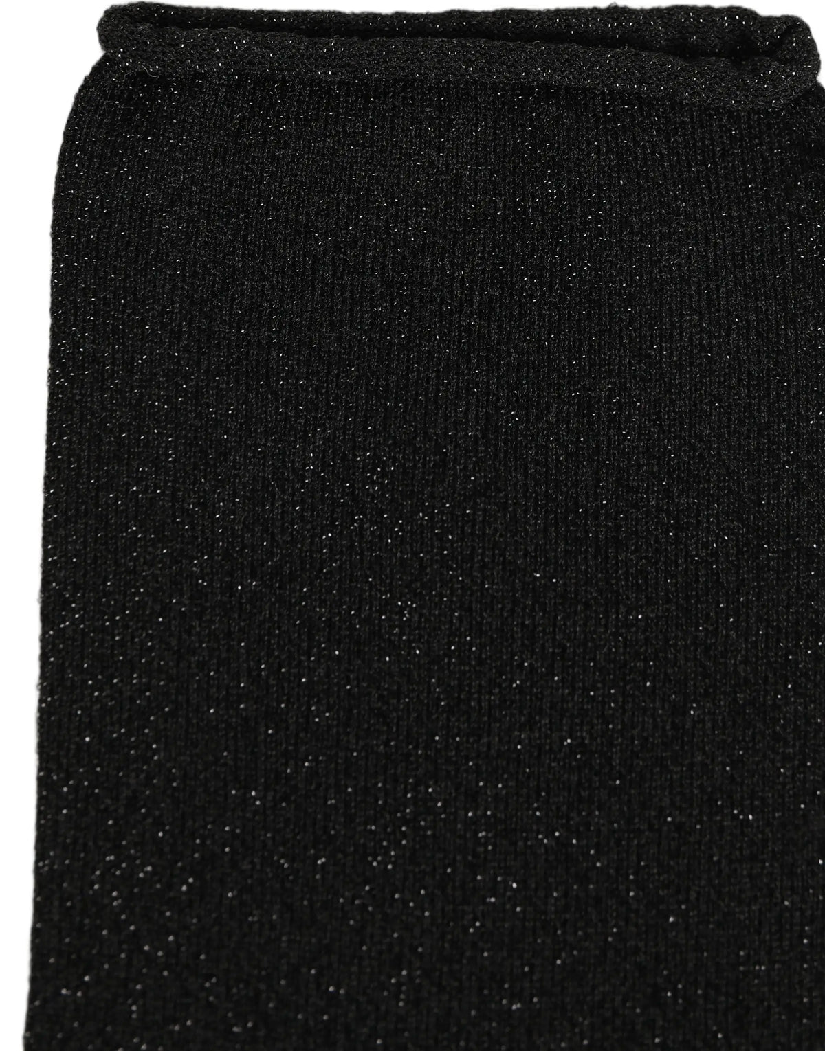 Chaussette homme dolce & gabbana noire en viscose mi-mollet avec texture légèrement scintillante