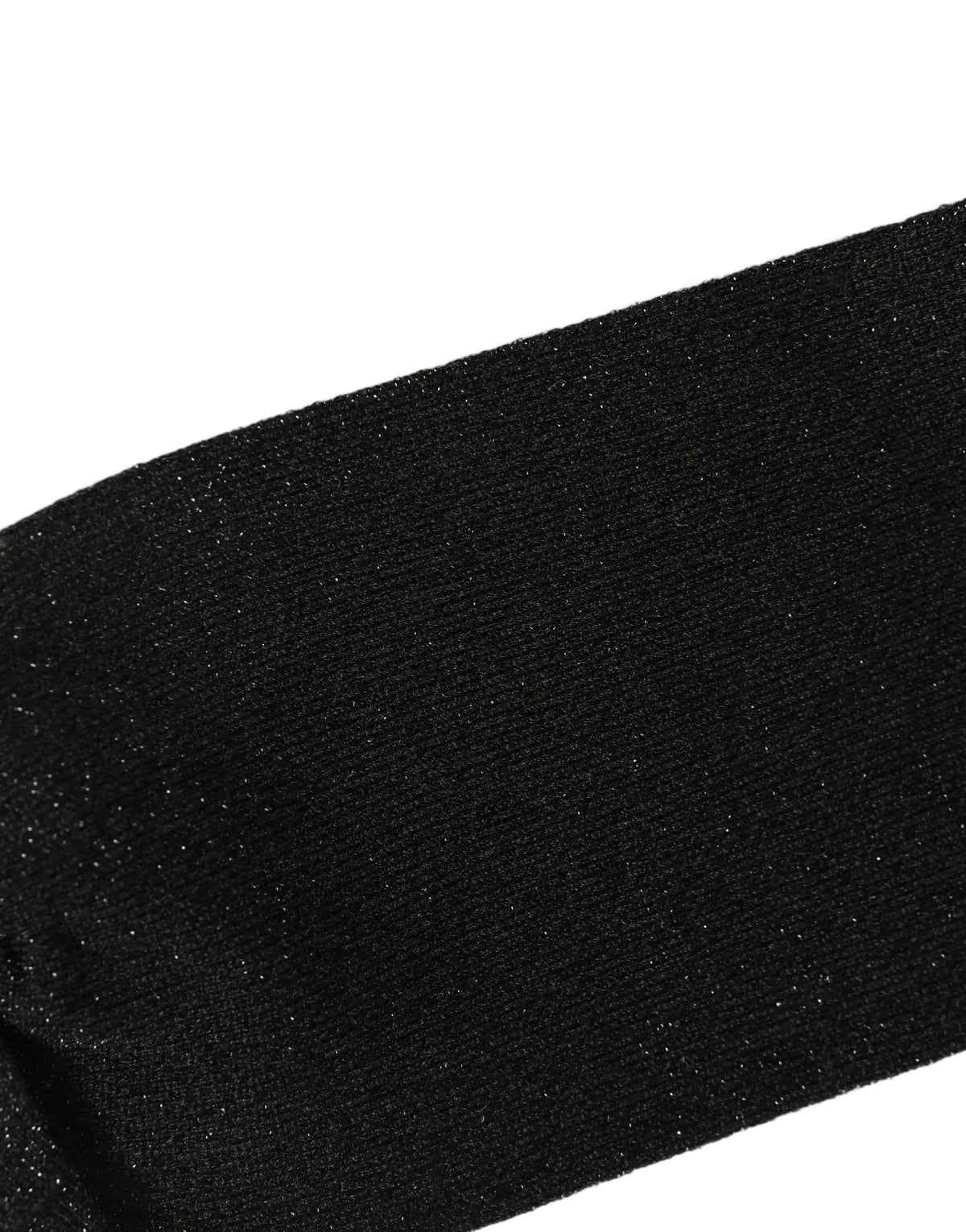 Chaussettes homme dolce & gabbana noir en viscose à paillettes avec texture scintillante subtile