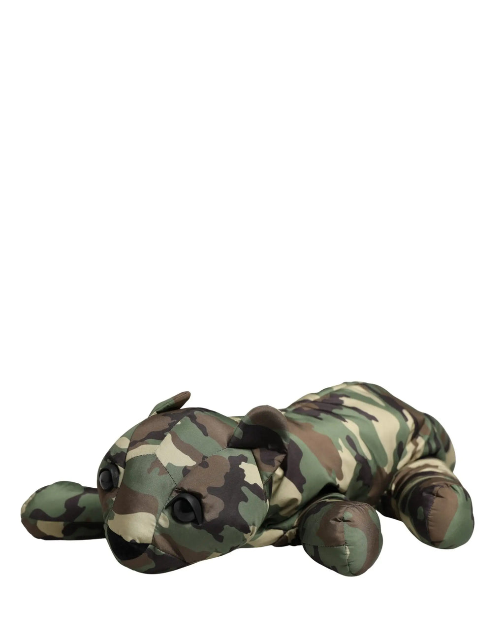 Sac ceinture dolce & gabbana multicolore camouflage avec silhouette danimal peluche tigre motif camouflage vert brun beige