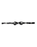 Dolce & gabbana noeud papillon homme en soie multicolore avec motif à pois géométriques noir et blanc ajustable