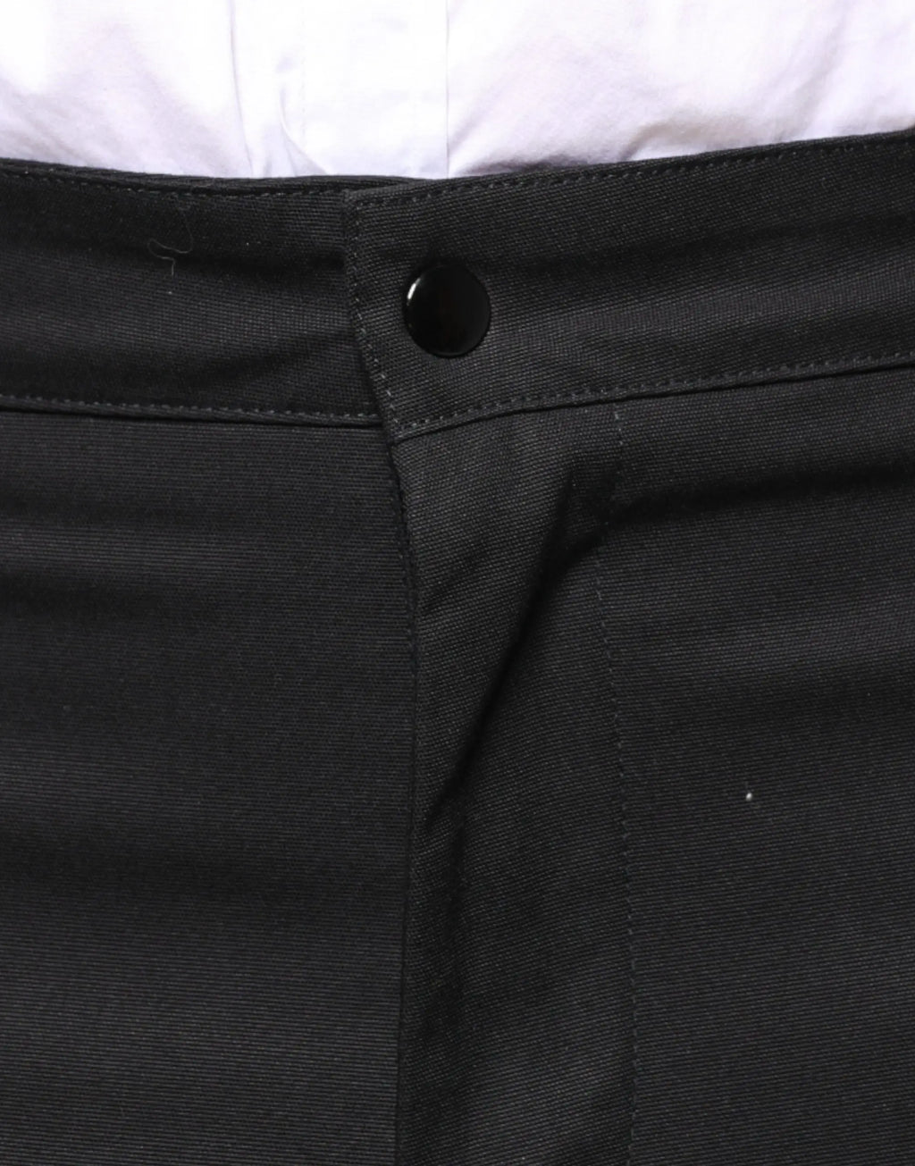 Dolce & gabbana pantalons skinny en coton multicolores avec tissu noir lisse et coutures nettes au devant