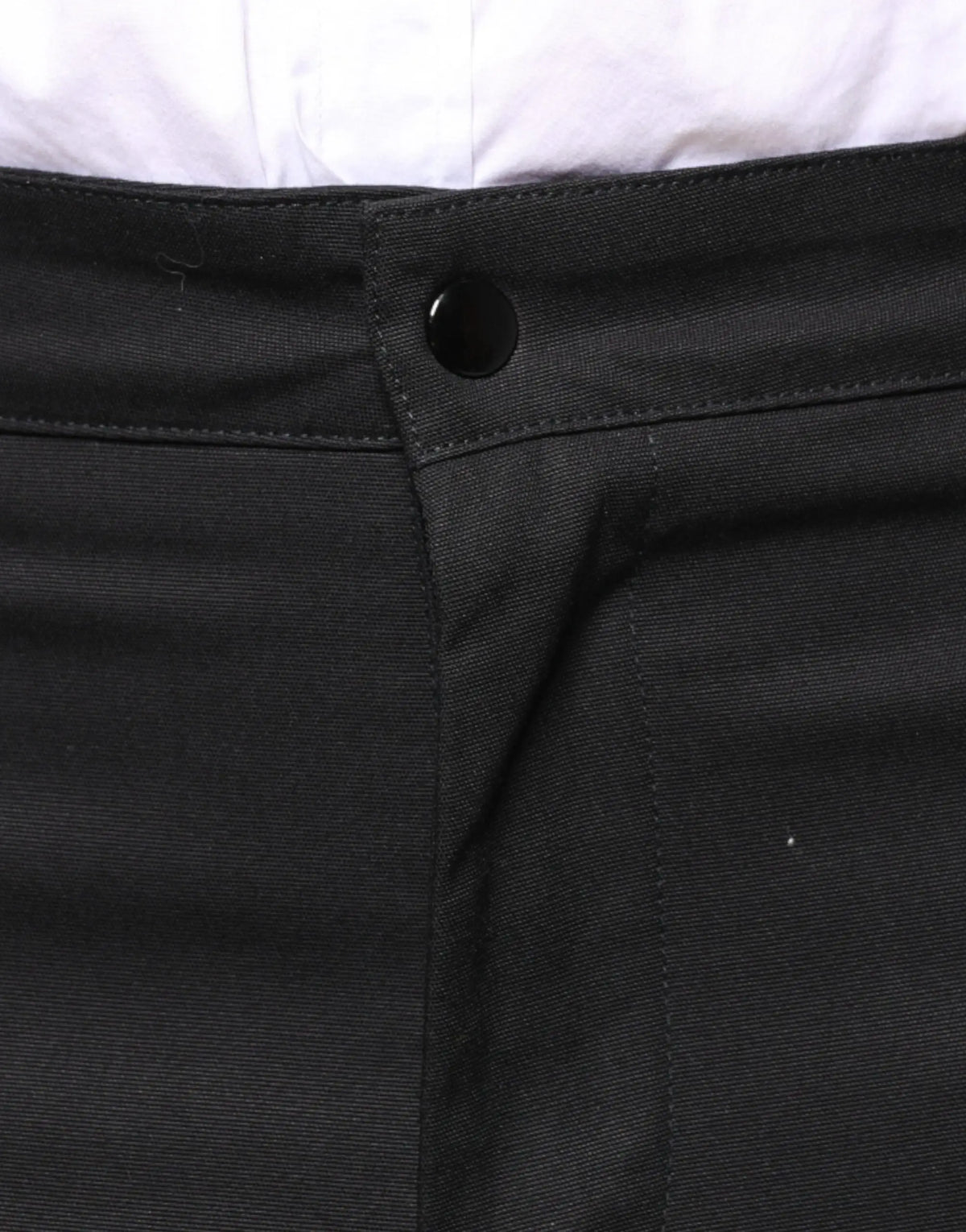 Dolce & gabbana pantalons skinny en coton multicolores avec tissu noir lisse et coutures nettes au devant
