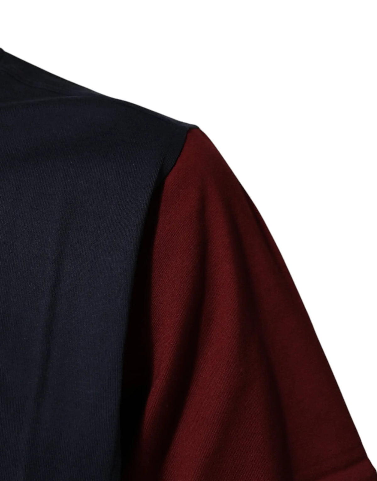 Dolce & gabbana t-shirt pour homme bleu marine et bordeaux à manches courtes en coton rayé à col rond