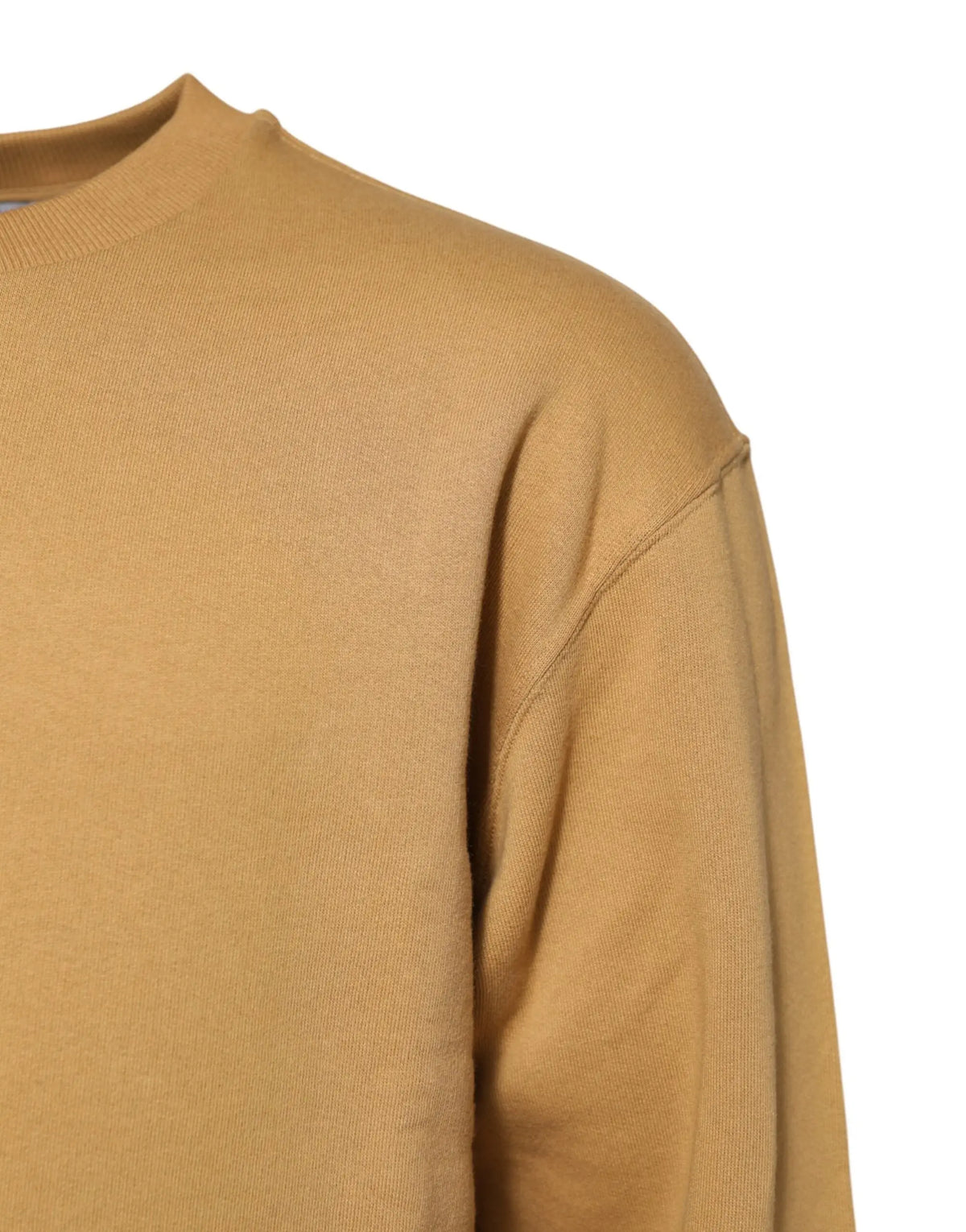 Sweat-shirt dolce & gabbana mustard en coton avec texture douce et couture nette couleur jaune moutarde
