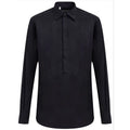 Chemise habillée pour homme dolce & gabbana en coton marine à col classique manches longues et fermeture boutonnée