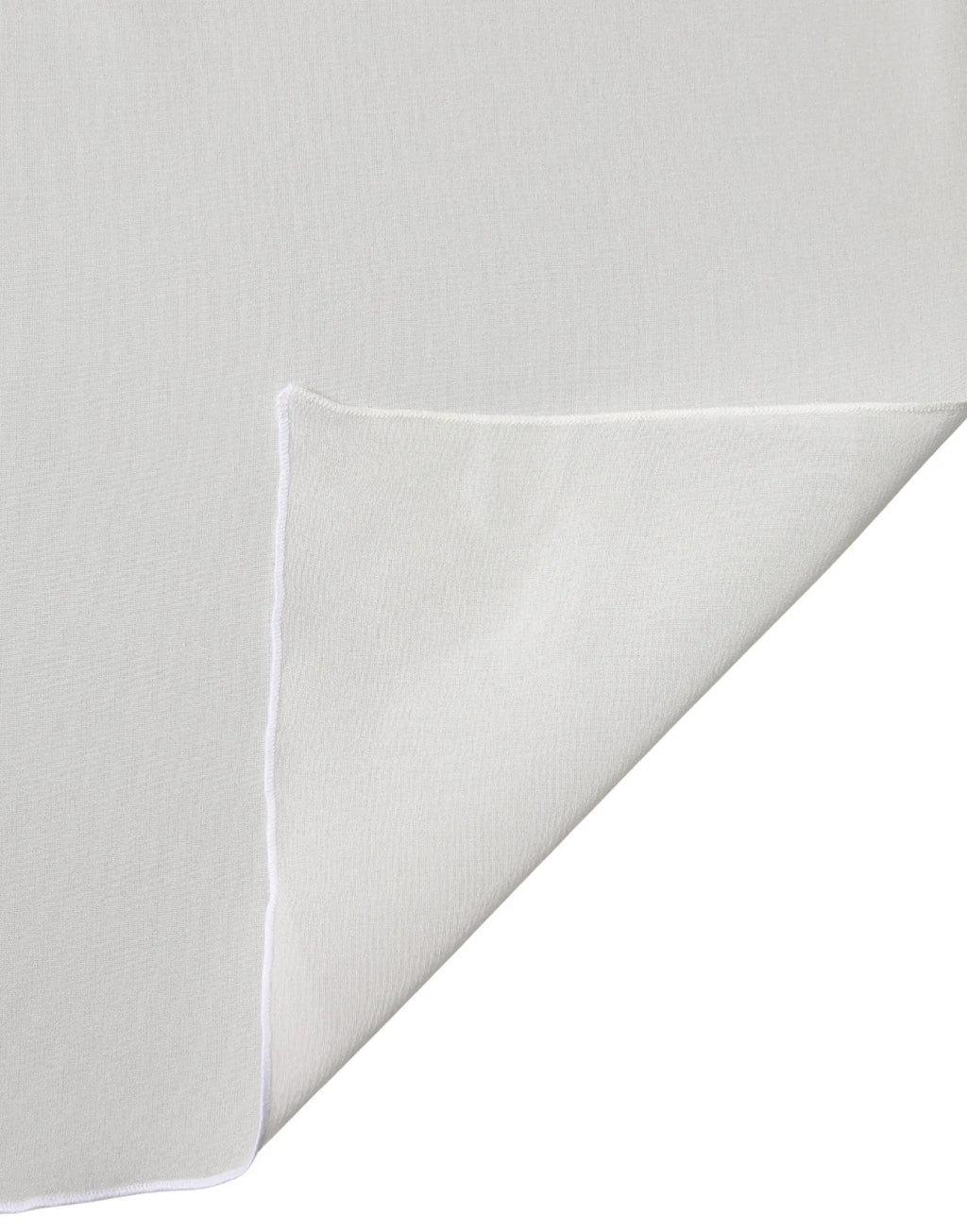 Étole en soie gris clair dolce & gabbana avec texture lisse et coutures nettes 200cm x 64cm
