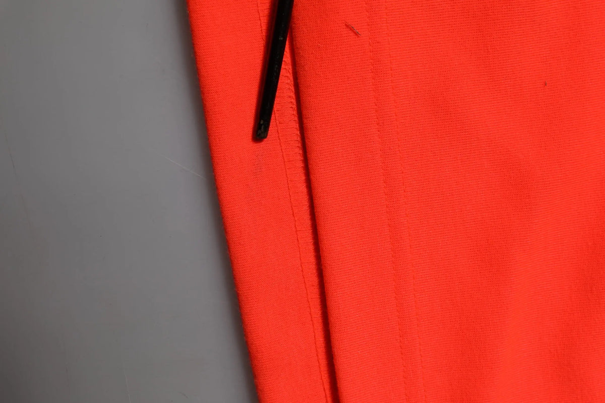 Pantalon de jogging homme dolce & gabbana en polyester orange vif avec couture visible et tirette de fermeture éclair