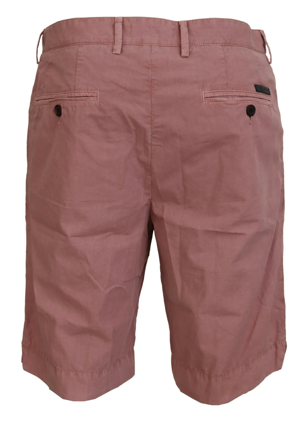 Shorts casual homme en coton rose dolce gabbana chinos avec poches arrière noires boutonnées et taille ajustée