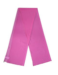 Dolce & gabbana pink silk neck wrap shawl with vibrant pink fabric and smooth glossy texture in a neatly folded scarf
